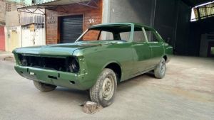 A restauração do Opala 1970 Verde Oliva Metálico